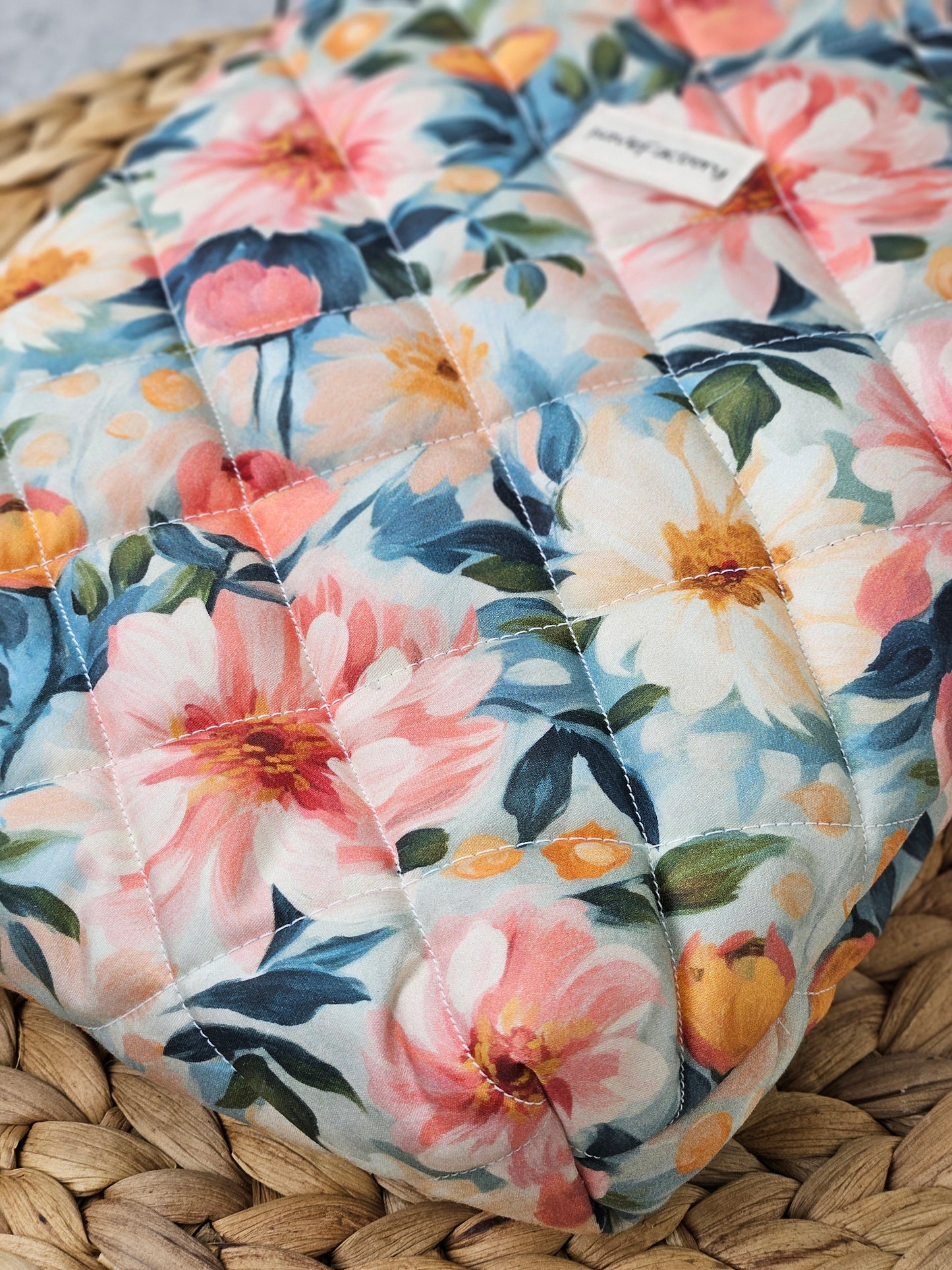 Buchhülle Aquarellblumen