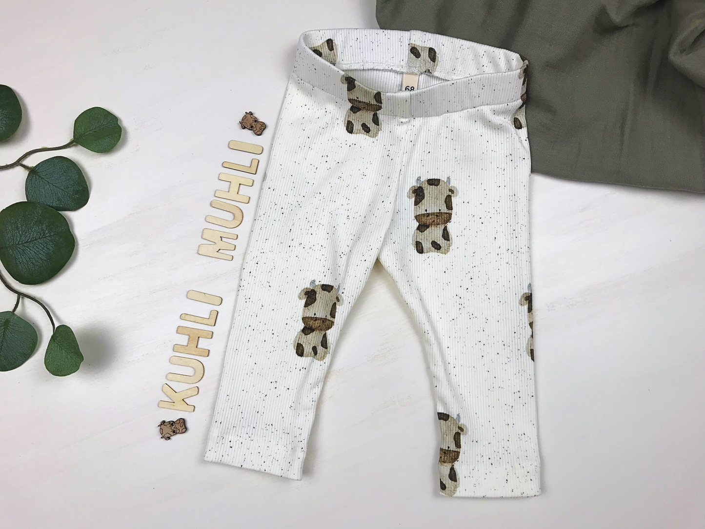 Baby- und Kleinkindleggins Kuh