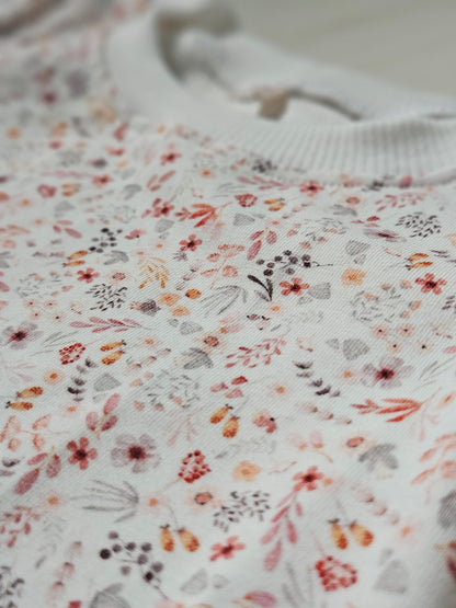 Kinder Shirt Blümchen Bio Baumwolle