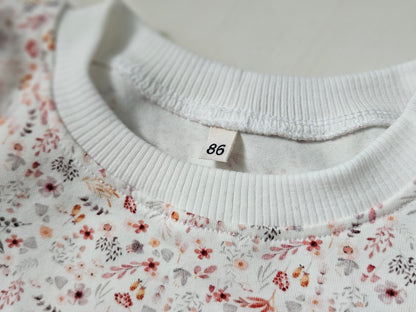 Kinder Shirt Blümchen Bio Baumwolle