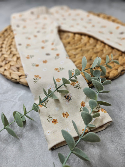 Baby- und Kleinkindleggings mit sommerlichem Blumenmotiv