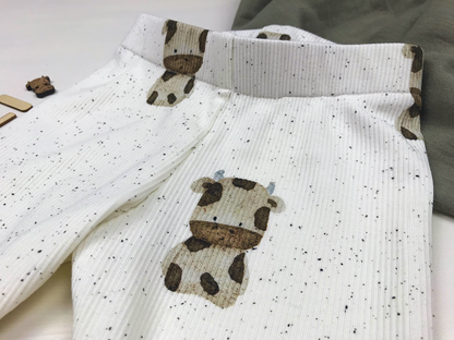 Baby- und Kleinkindleggins Kuh