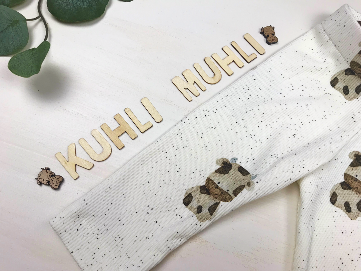 Baby- und Kleinkindleggins Kuh