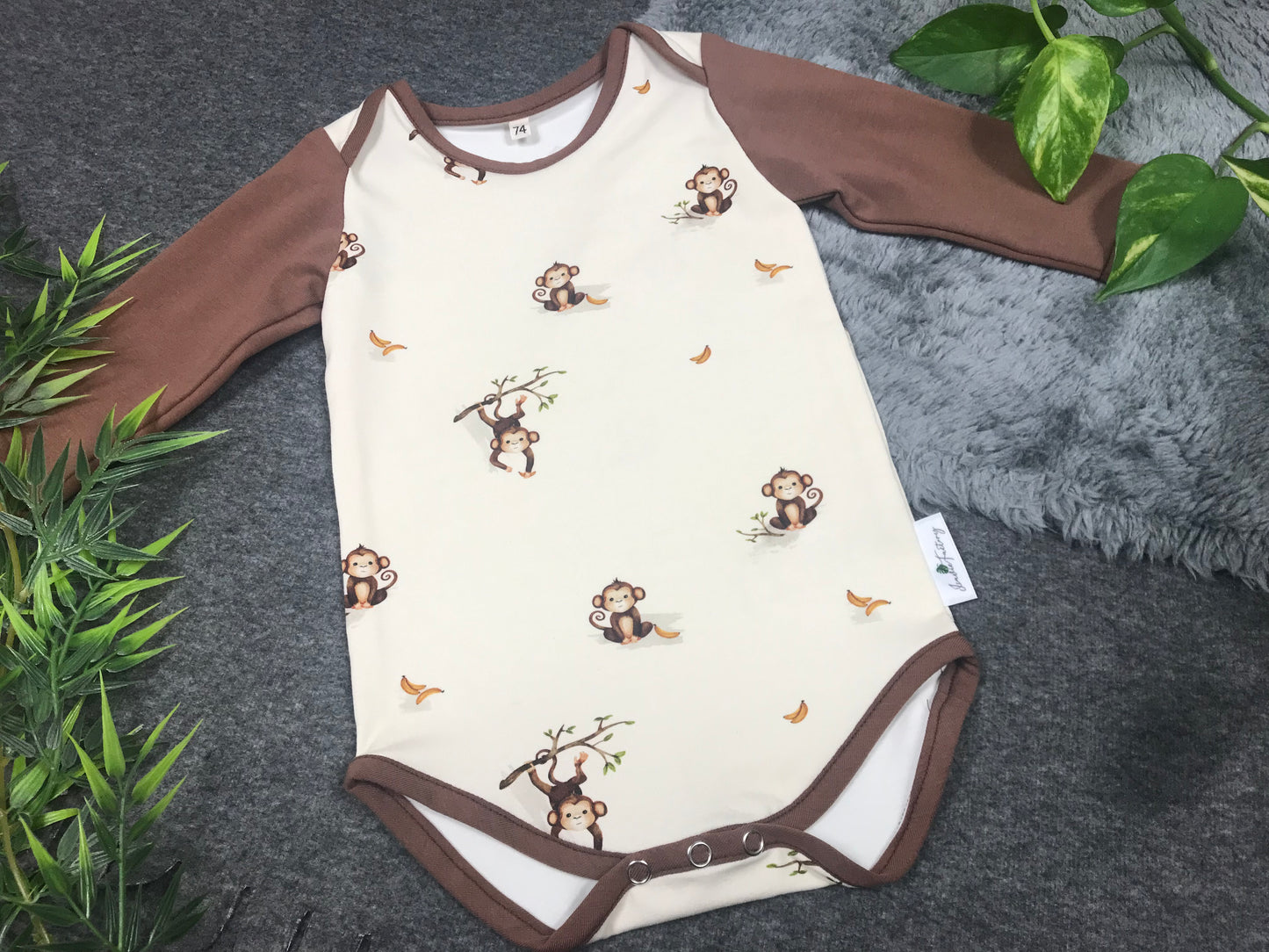 Body mit Affenmotiv
