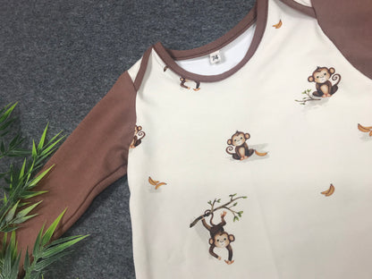 Body mit Affenmotiv
