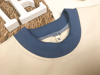 Sweater mit personalisierbarem Namen und Regenbogenstickerei