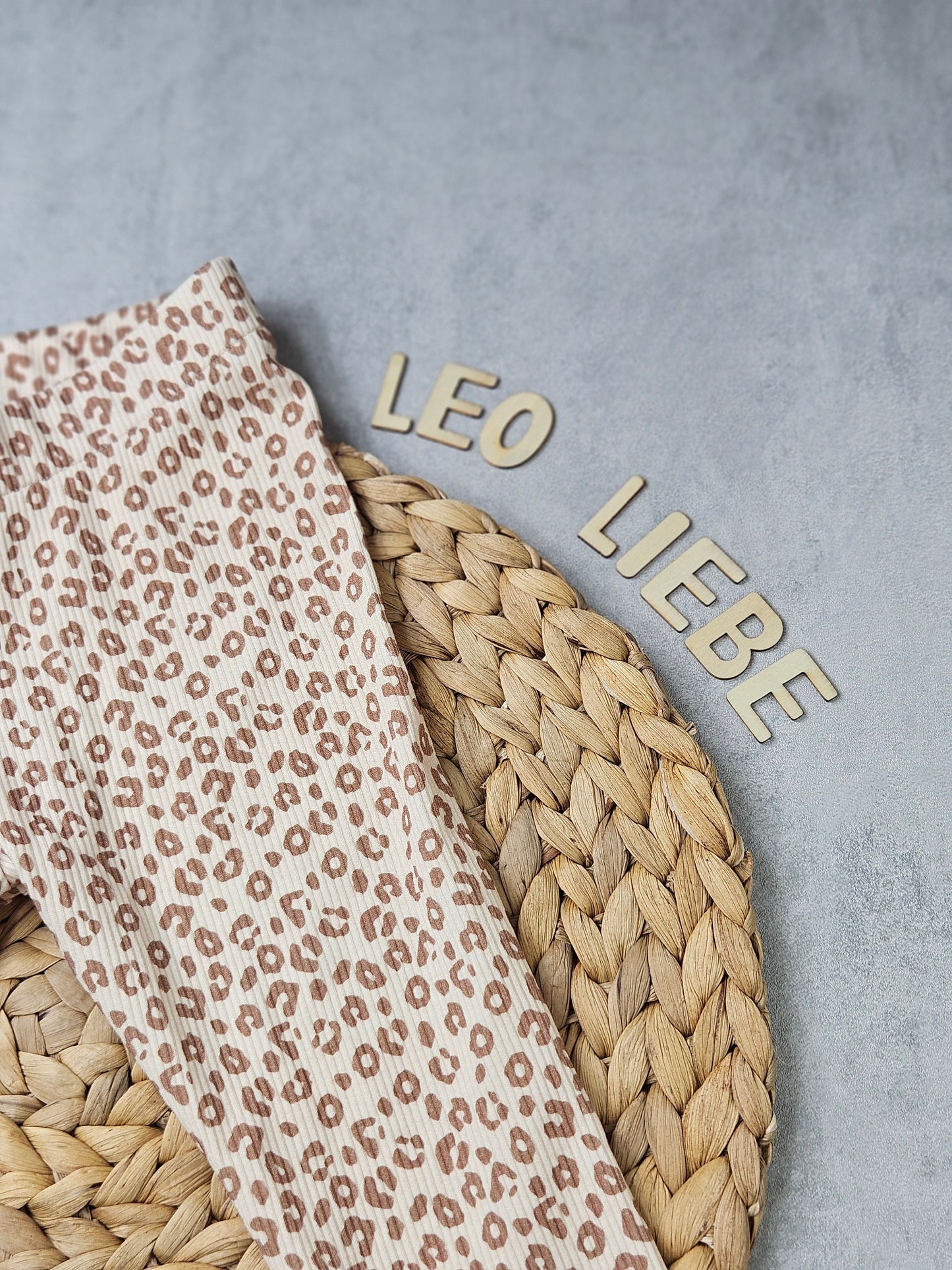 Baby- und Kleinkindleggings Leopardenmotiv