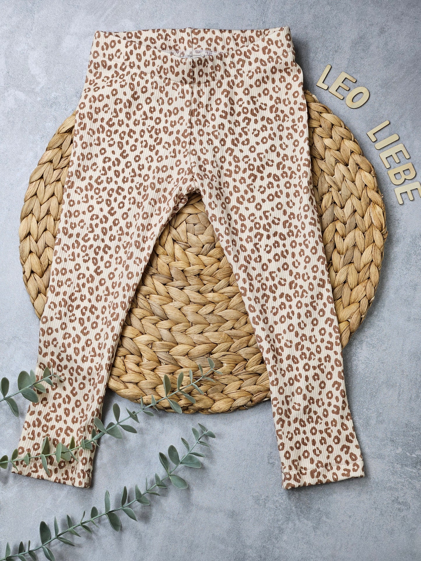 Baby- und Kleinkindleggings Leopardenmotiv