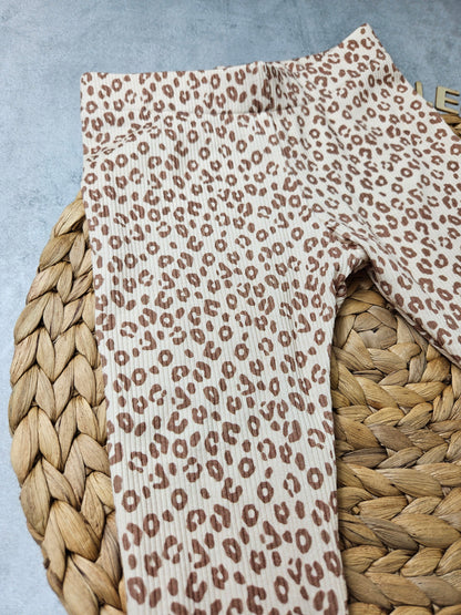 Baby- und Kleinkindleggings Leopardenmotiv