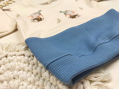 Baby- und Kleinkindpullover mit Elefantenmotiv