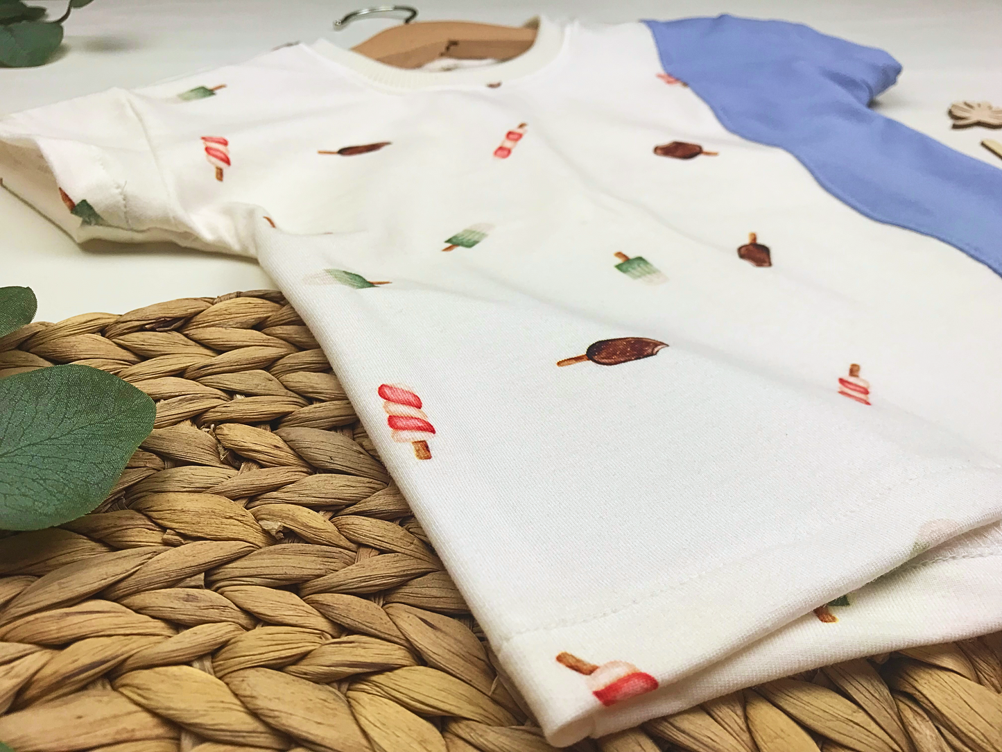 Kindershirt mit Eisaufdruck