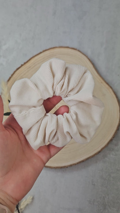 Scrunchie Feincord Creme