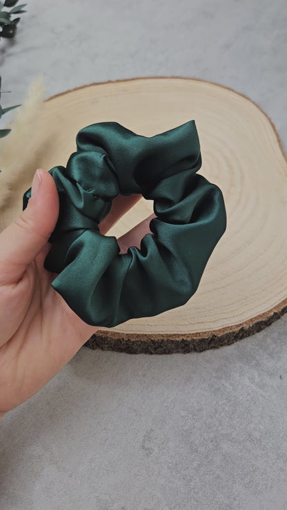 Scrunchie Satin petrol