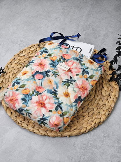 Buchhülle Aquarellblumen