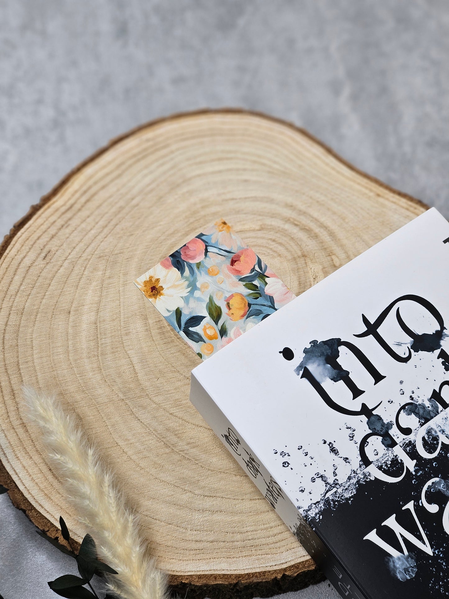 Lesezeichen Aquarellblumen