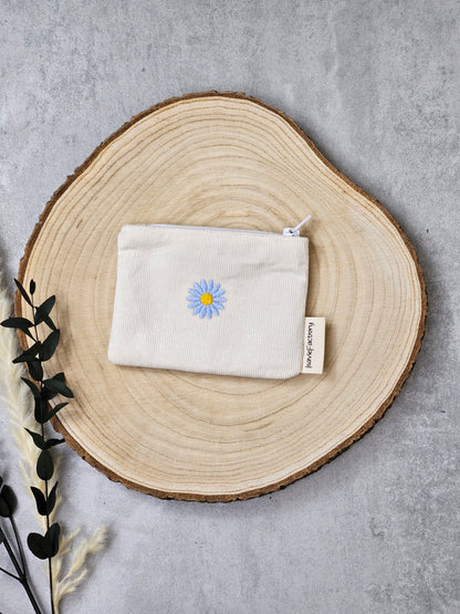 Mini Portemonnaie blaue Blume