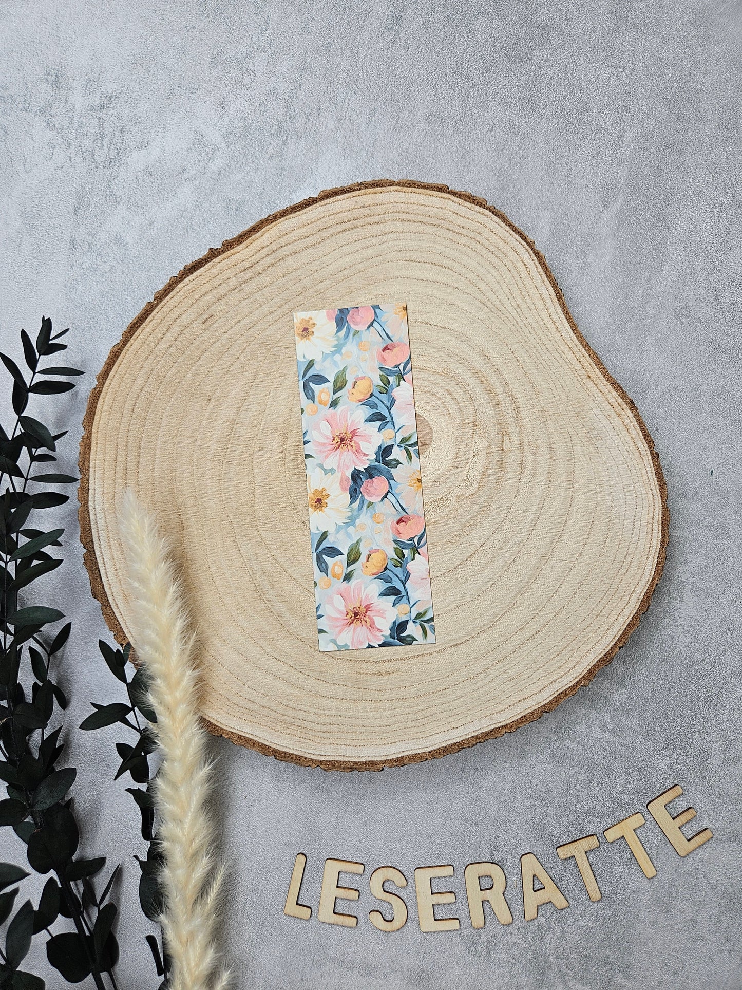 Lesezeichen Aquarellblumen