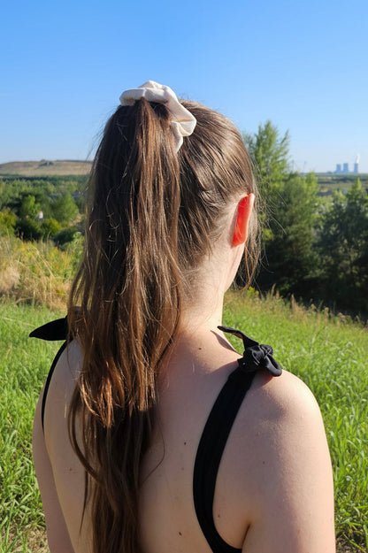 Scrunchie Feincord Creme