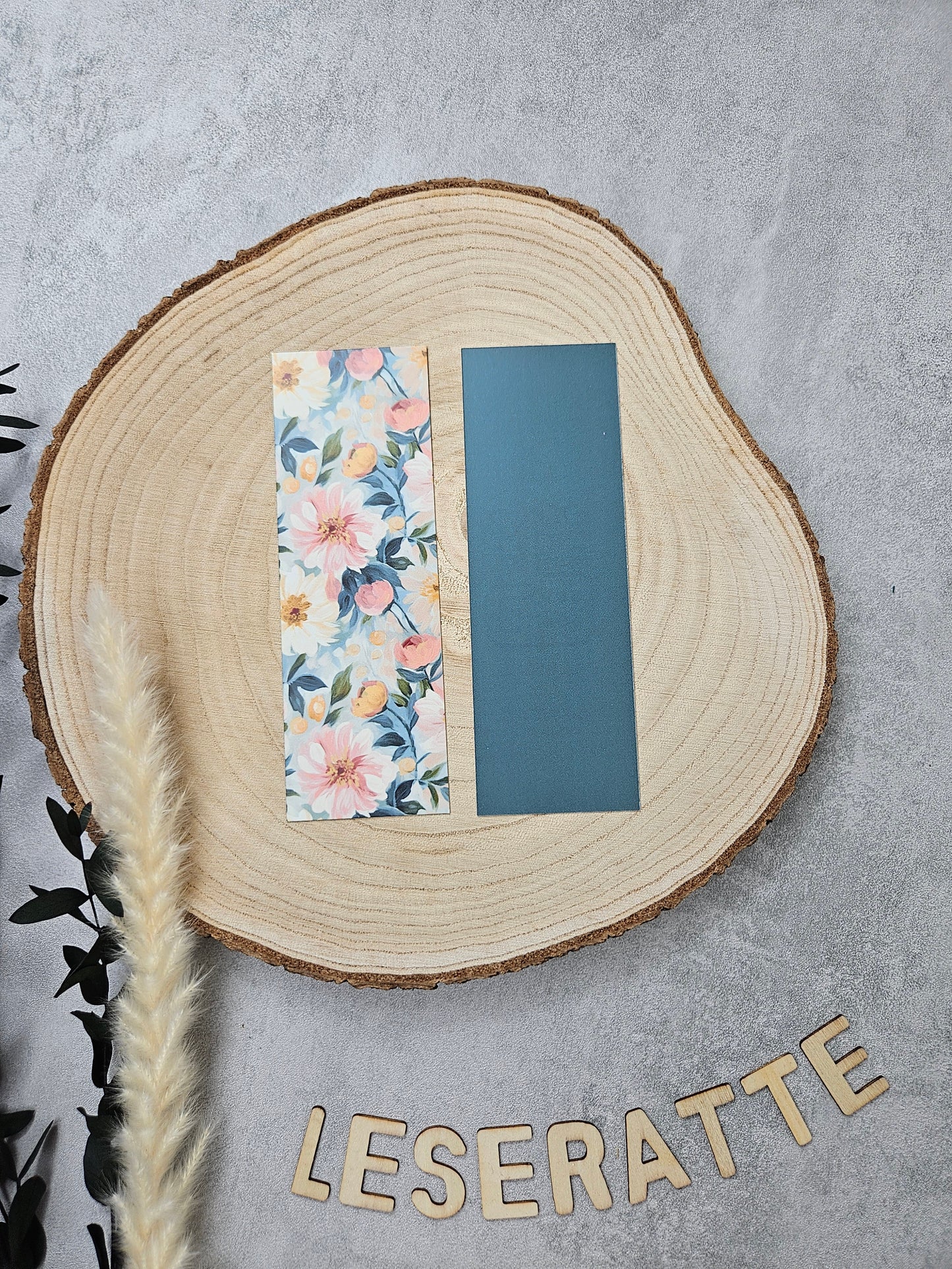 Lesezeichen Aquarellblumen