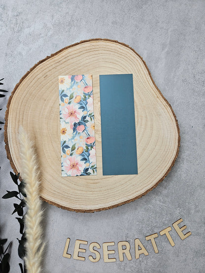 Lesezeichen Aquarellblumen