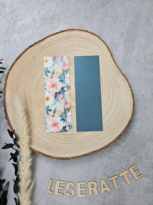 Lesezeichen Aquarellblumen