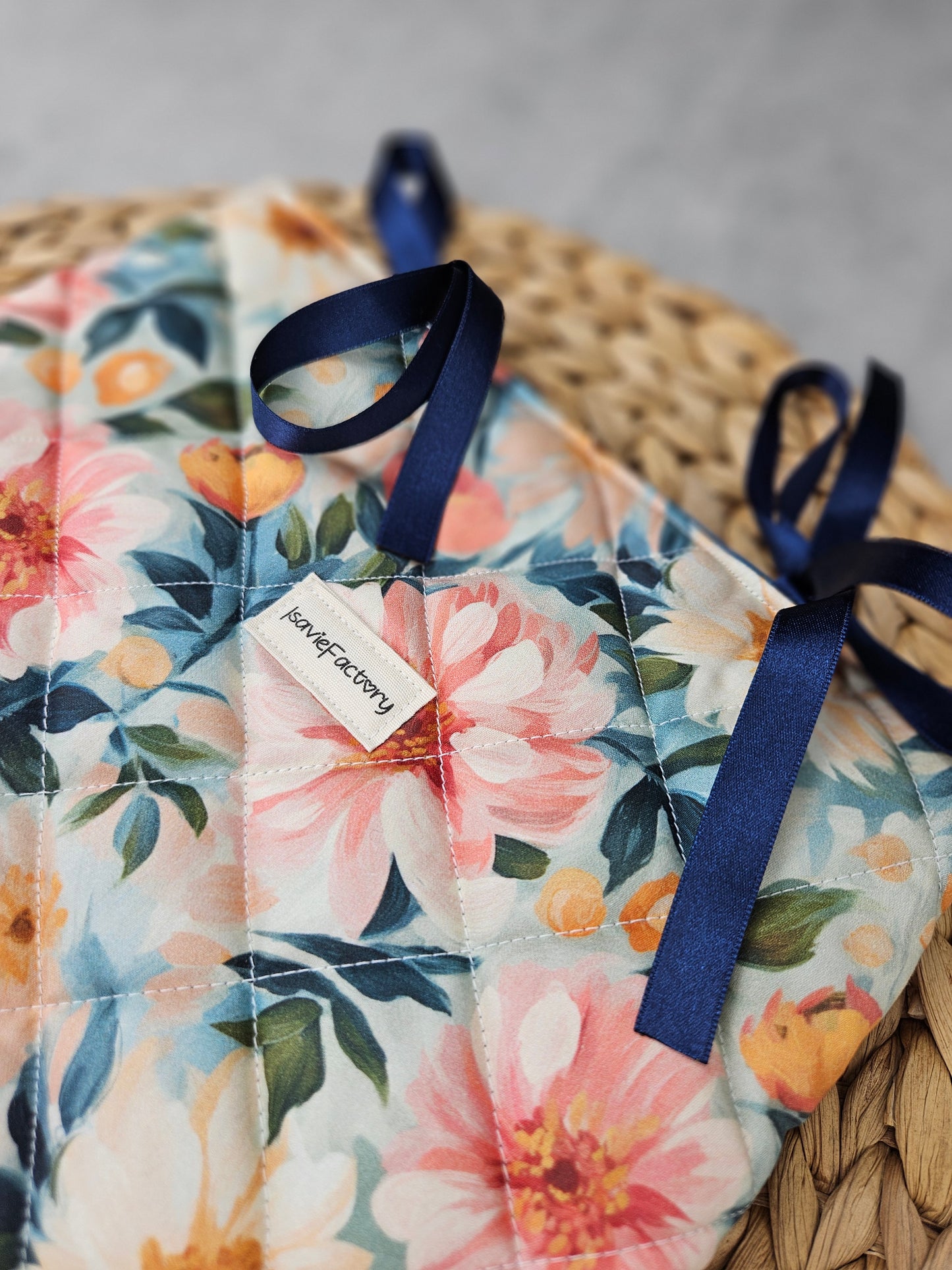 Buchhülle Aquarellblumen