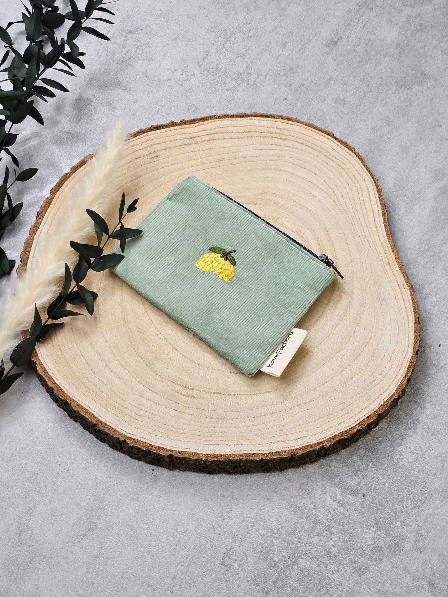 Mini Portemonnaie Zitrone