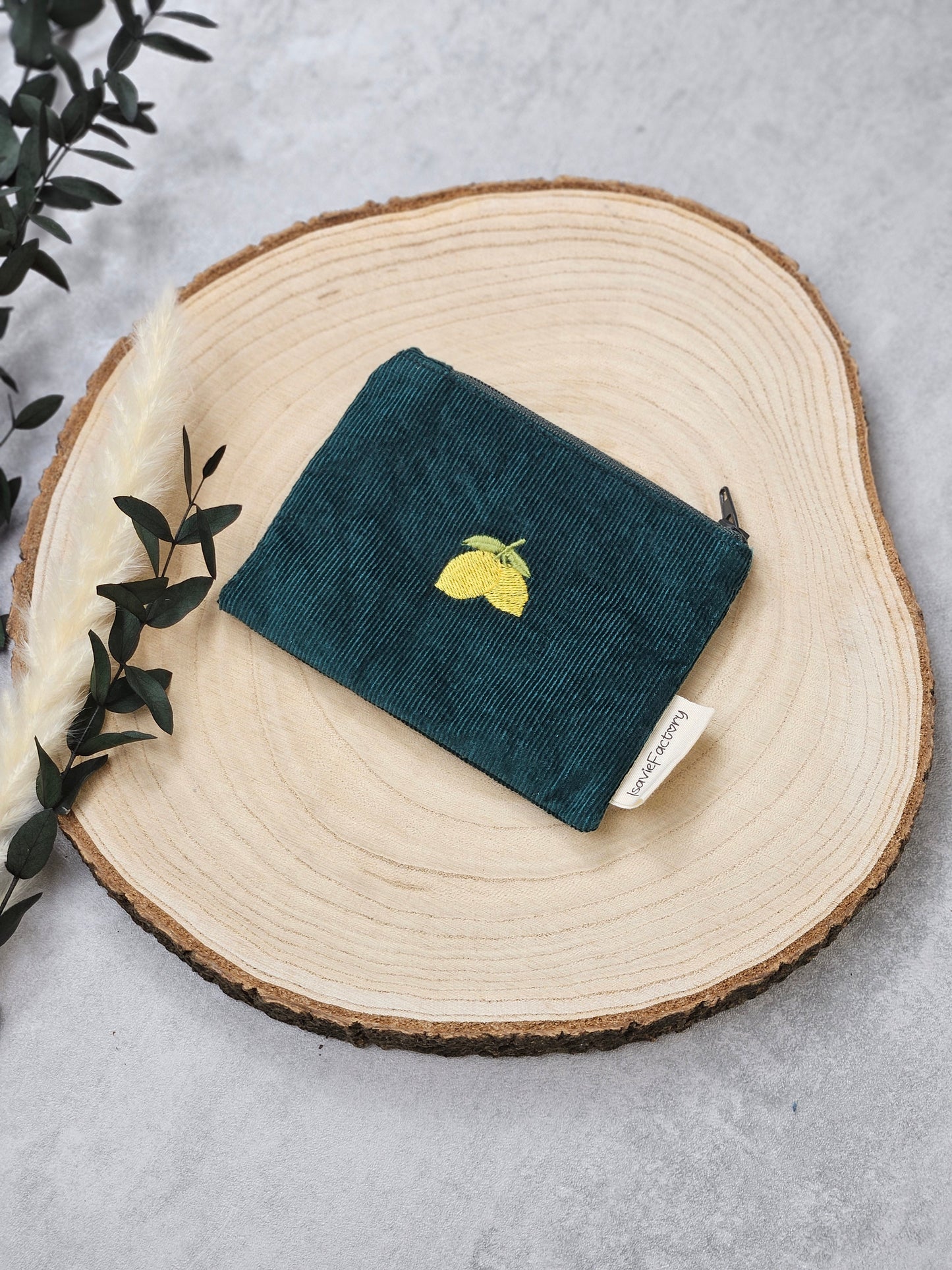 Mini Portemonnaie Zitrone