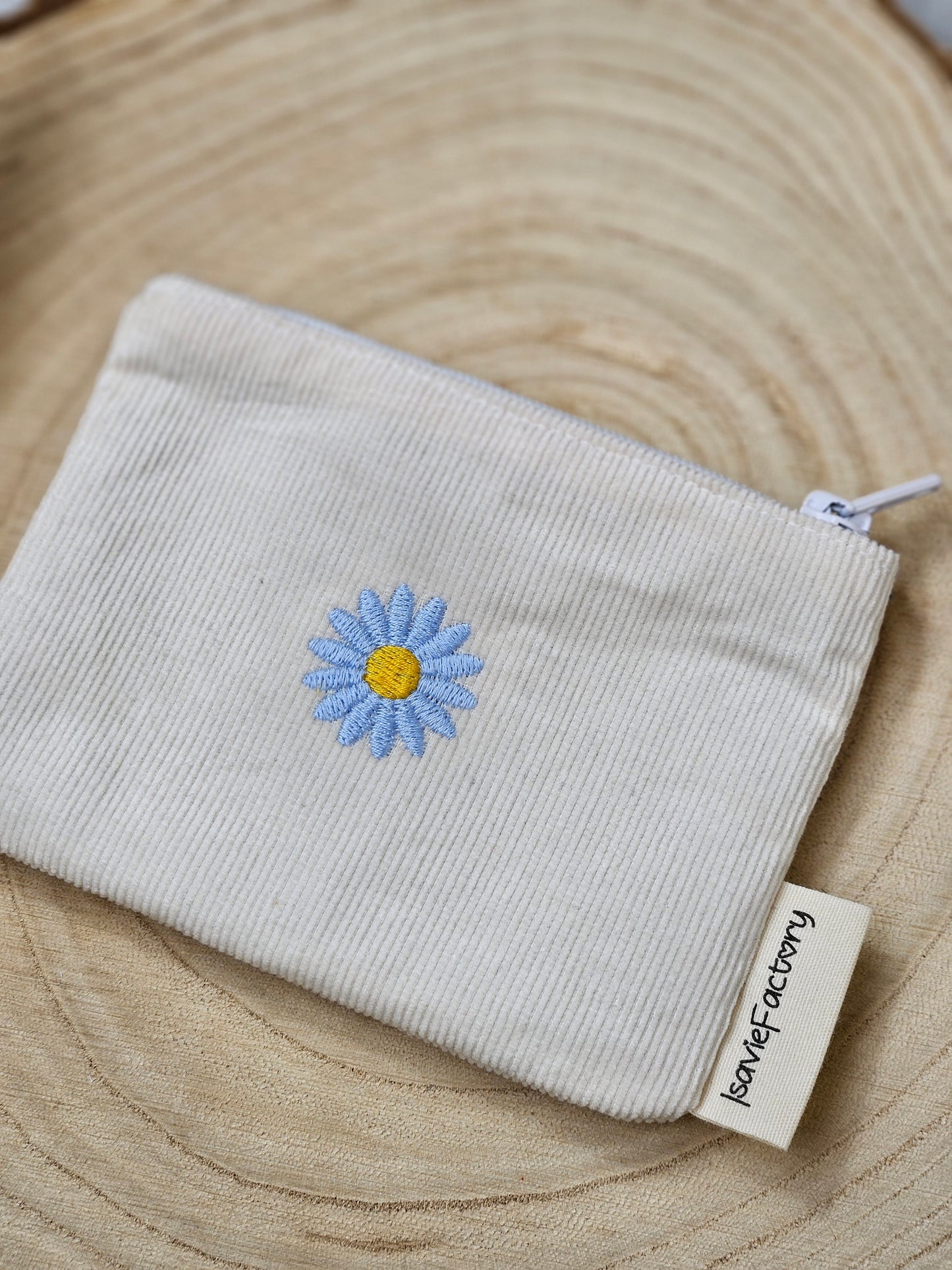 Mini Portemonnaie blaue Blume
