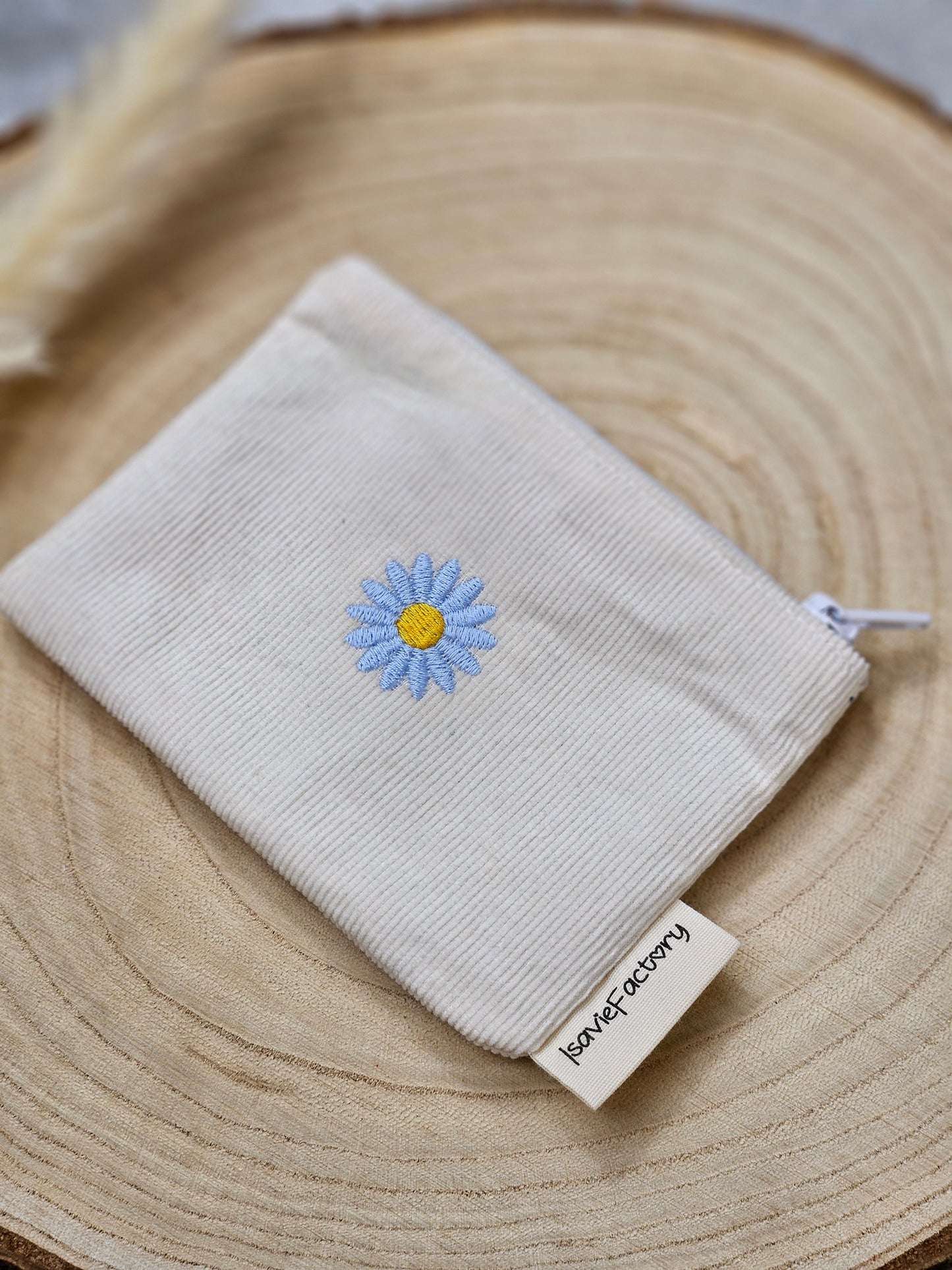 Mini Portemonnaie blaue Blume