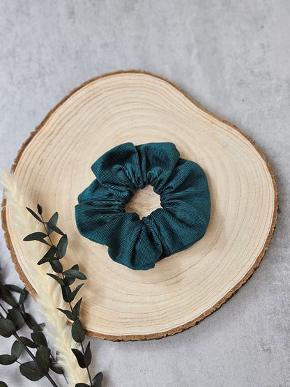 Scrunchie Feincord petrol