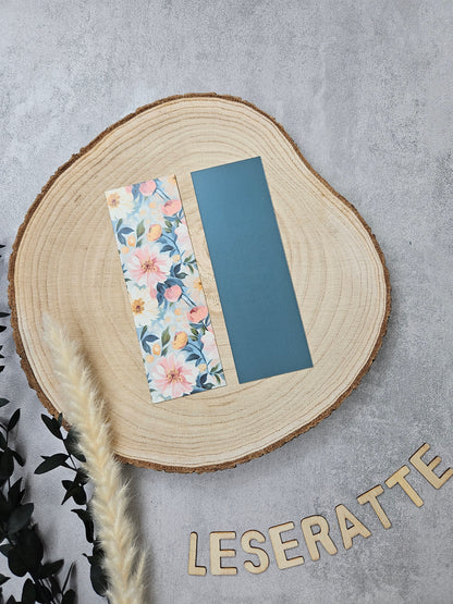 Lesezeichen Aquarellblumen