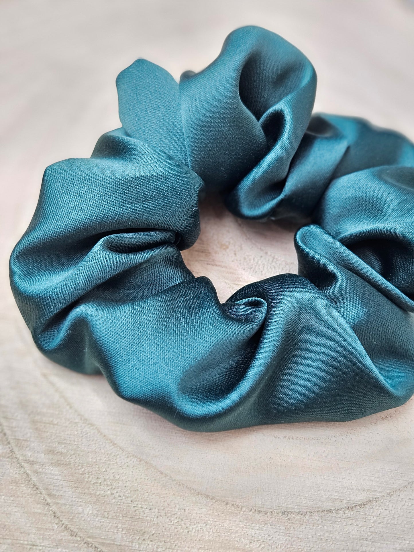 Scrunchie Satin petrol