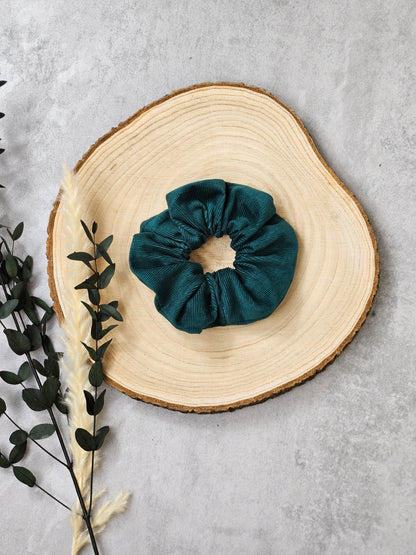 Scrunchie Feincord petrol